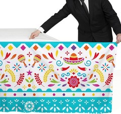Colorful 54×108 Disposable Tablecloths for Birthdays & Fiesta Parties – 2 Count
