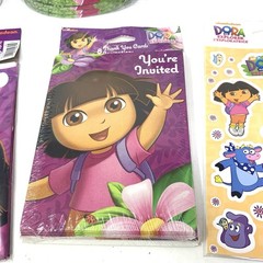 Dora The Explorer Birthday Party Decorations For 8 Children 9 Items New Packs