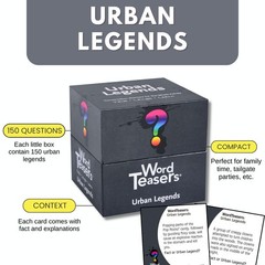 ? WORD TEASERS Random Topic Conversation Starters – Fun Trivia Cards for Fami…