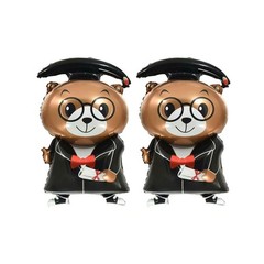 Graduation Bear Balloons Congrats Grad Foil Mylar Balloons for Class of 2026 …