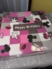 DISNEY MINNIE Character Decorations Set /Banner /Balloon/Headband NEW/a lot!!!!