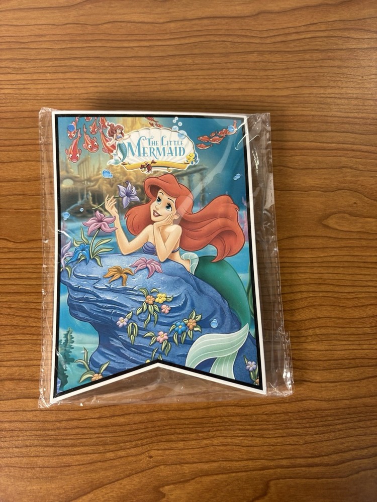 Disney The Little Mermaid Hanging Party Banner New