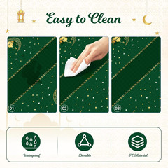 3 Pack Ramadan Table Cloth,Ramadan Decorations for Home,54″ X 108″ Eid