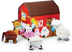 Farmhouse Fun Farm Barnyard Animals Birthday Party Decoration Centerpiece Kit