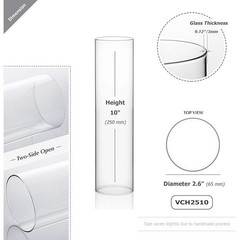 Hurricane Candle Holder Sleeve,- 2 pieces-NEW-HH
