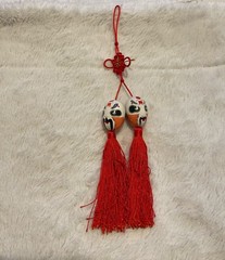 Chinese New Year Hanging Decoration Chinese Opera Double Face Tassel