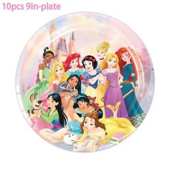 Disney Princess Birthday Party Tableware Decorations Plates Balloons Tableware