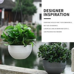 Flower Pots Hanging Balcony Wall Decoration Hanging Flowerpot Outdoor