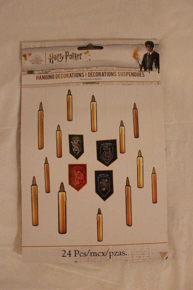 Amscan Harry Potter Hanging Decorations Floating Candles Paper NIP