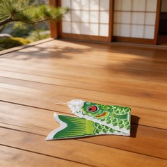 Japanese Carp Windsock Fish Flag Kite Satin 100cm Colorful Garden Ornament