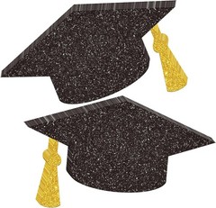 DIY Large 7″x12″ Graduation Cap Cutouts Party Decorations Set, 24 Graduation …