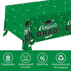 Graduation Party Decorations, Gongrats Grad Tablecover for Graduation Party Supp
