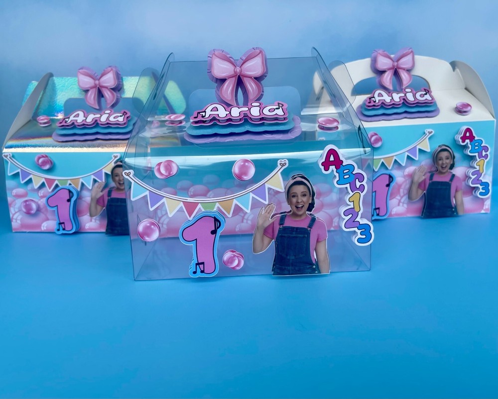 Ms.Rachel Favor Gable Box/ Songs For Littles Goodie Box/ Birthday Party Favor