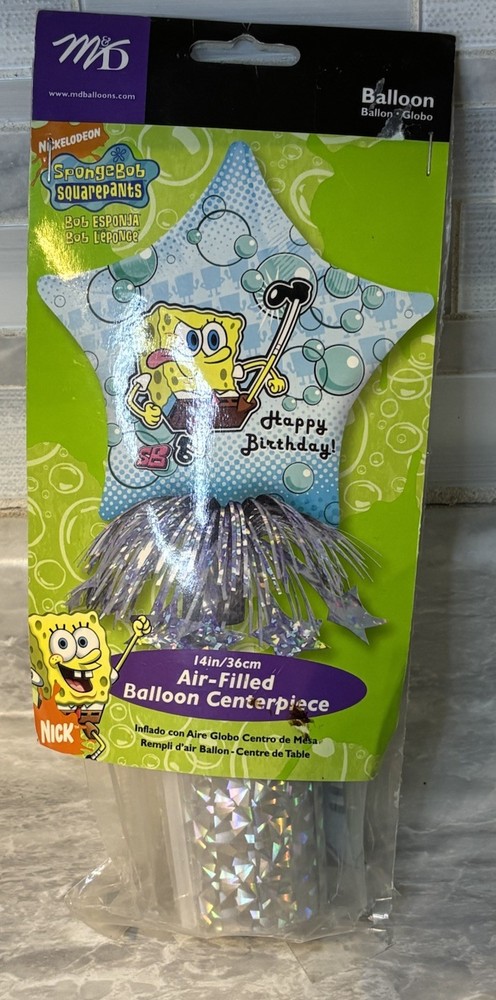 2008 SpongeBob SquarePants Balloon Centerpiece Birthday Decorations Nickelodeon