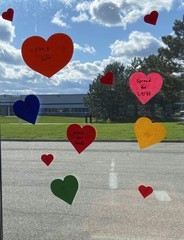Super Heart Cutouts Assorted Colors Creative Shapes Craft Decor 8×10 In 15 PCS