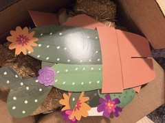 Western Party Decorations Set Multicolor Wood/Paper/Straw Hay Bales Cactus