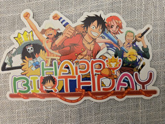 Anime One Piece Party Supplies Birthday Decor Banner Balloon Toppers US Seller!