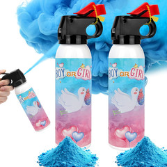 Gender Reveal Fire Extinguisher, 2 Pack Baby Boy Gender Reveal Ideas Party Decor