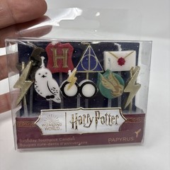 Papyrus Birthday Candles, Harry Potter Cake Topper (9-Count)