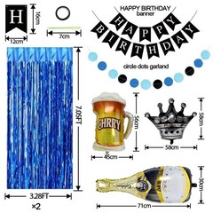 Pinbra Navy Blue Black Balloon Garland Double Stuffed Dark Royal Blue Balloon
