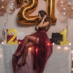 8 Inch Gold Glitter Numbers Table Centerpieces 0-9 Birthday Party…