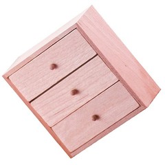 Mini Doll House Bookcase Playset Accessories – Miniature Wood Bookshelf & Cab…