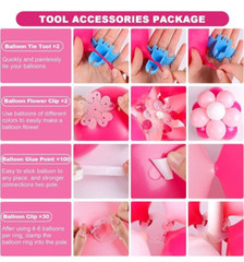 2 Set Balloon Column Kit & Table Stand Set ~ Balloons Not Included