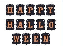 Halloween Party Decorations Pack Black Orange Balloons Banner Paper Pom Poms New