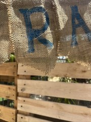 2026 Grad Burlap Sign Hand Made Banner Only