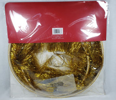 2 Tier Fringe Tinsel Chandelier Gold Foil Party Disco Ball Decor Christmas