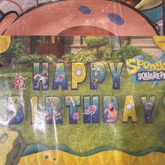 Nickelodeon SpongeBob SquarePants Birthday Yard Stakes 14pc Plastic/Metal W34301