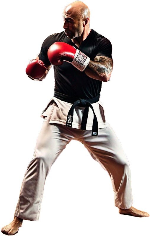 Joe Rogan Kick Boxing Inspired Fan Art Size A3