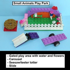 Small Animal or Pet Playground Dogs, Dragon, Bunny MOC – MADE OF LEGO BRICKS