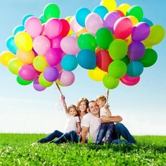 Thickened balloons, 120 PCS Balloons Assorted Colors, Latex Balloons for Kid’…