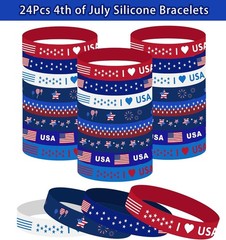 Patriotic Accessories Collection – Necklaces Bracelets Flags