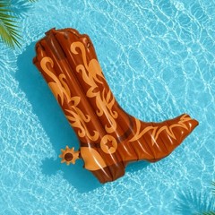 Pool Float,6 Ft Cowgirl Boot Pool Float for Adults Funny Bride Pool Floates I…
