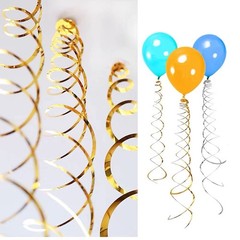 24 Pack Orange Black Hanging Swirl Decorations Plastic Streamers Foil Party
