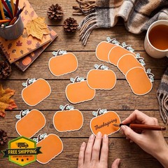 Fuutreo 45 Mini Pumpkin Cutouts Paper 3 Inch Fall Decor
