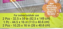 Monkey Love Mod Pink ~ 6ft Giant Scene Setter Wall Decor Kit Jungle Luau Shower