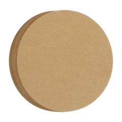 60 PCS Khaki Color Circle Cutouts Paper 10 Inch Round Cutouts
