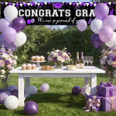 2026 Graduation Decorations Purple Class of 2026 Congrats Grad Banner We Are …