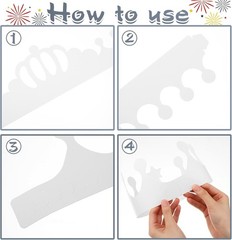 280 Pcs DIY White Paper Crowns for Kids Birthday Party