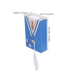 30Pcs Durable Graduation Favor Boxes with Tassel Pull Out Drawer for Grad Gifts