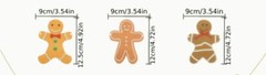 christmas Garland. Gingerbread man bunting. colourful gingerbread man