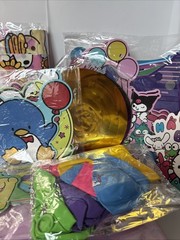 Kawaii Hello Kitty Party Decor Kit Tablecloth, Balloons, Cupcake Pics, Backdrop