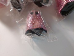 24 Piece Halloween Disco Ghost Ornaments Party Decor Pink Silver Color New