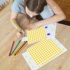 Gold Self-Adhesive Star Stickers for Kids – 3000 Pcs Mini Star Stickers