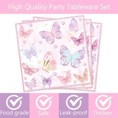 Butterfly First Birthday Decorations Girl Pink Our Little Butterfly is Turning