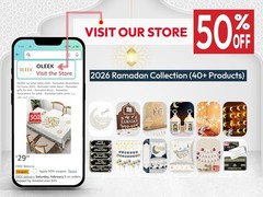 Charming 12″ Ramadan Door Wreath with Islamic Pattern – Give the Gift of Warmth