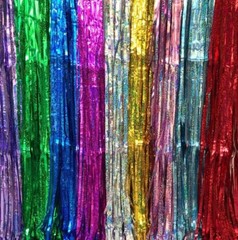 Tinsel Curtain Christmas Foil Fringe Shiny Door Birthday Wedding Party 2M